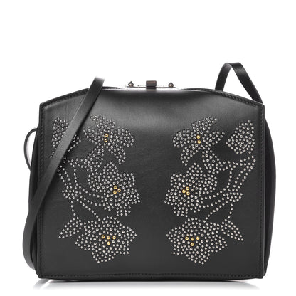 Alexander McQueen Calfskin Studded Box Shoulder Bag Black 1 of 6