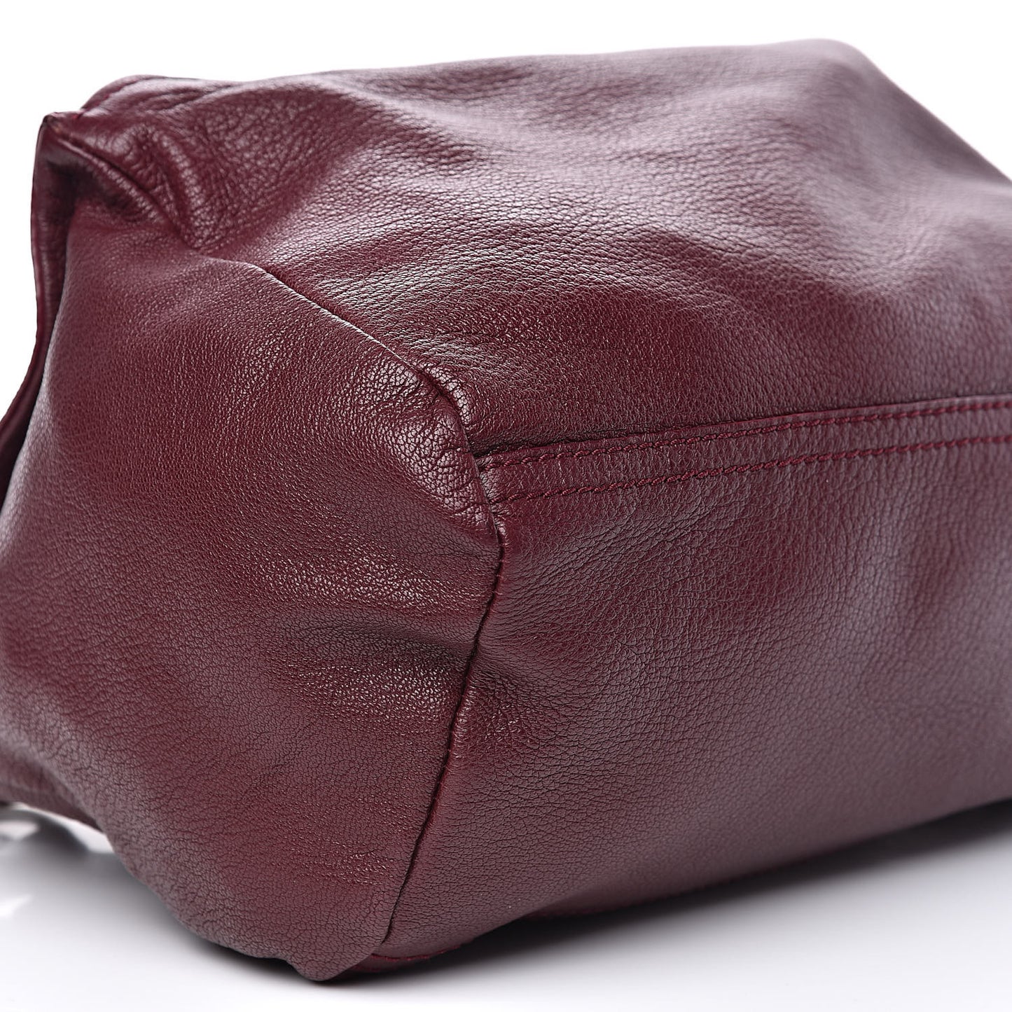 Sugar Goatskin Small Pandora Oxblood