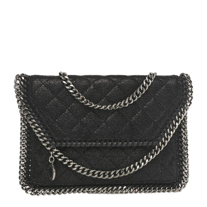 Stella McCartney Shaggy Deer Falabella Mini Crossbody Bag Black 1 of 9