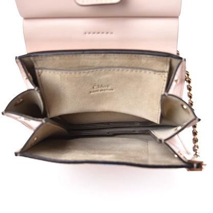 Chloe Suede Calfskin Mini Faye Bracelet Bag Cement Pink 5 of 8