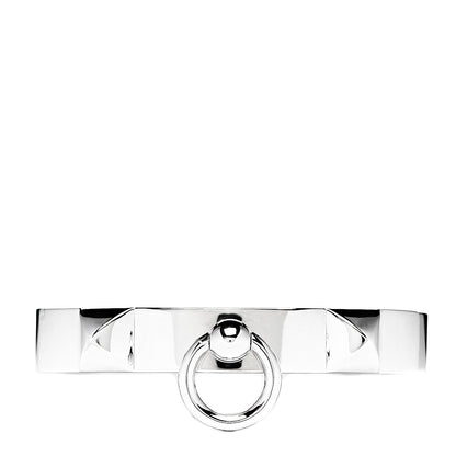 Hermes Sterling Silver PM Collier De Chien Bracelet SH 1 of 5