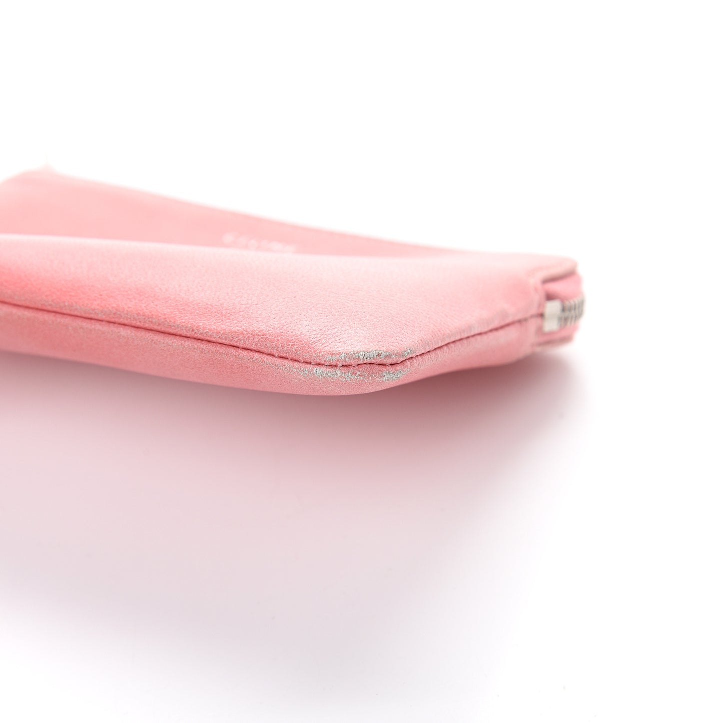 Lambskin Solo Coin Card Case Cloudy