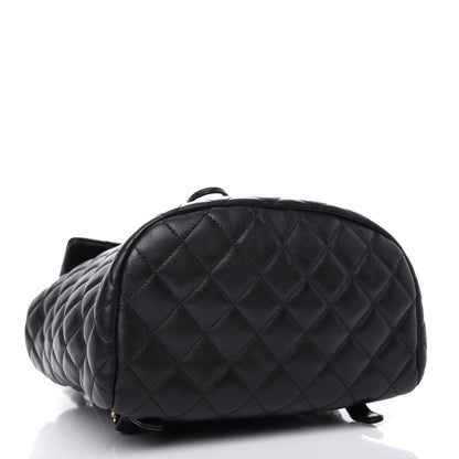 Chanel Calfskin Quilted Small Urban Spirit Backpack Black 4 of 10