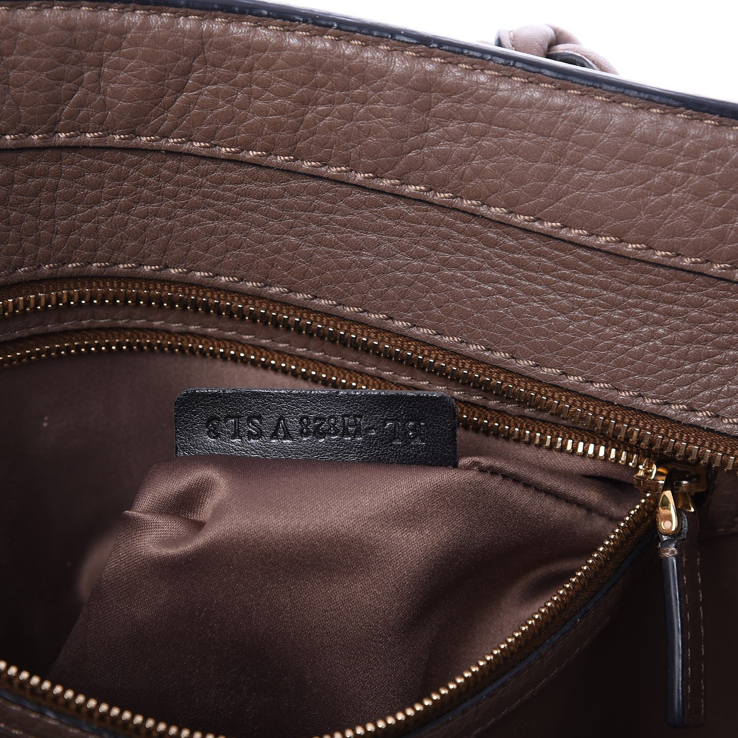 Valentino Garavani Grained Calfskin To Be Cool Tote Dark Noisette 8 of 10
