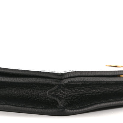 Gucci Dollar Calfskin Mini GG Marmont Chain Wallet Black 8 of 14