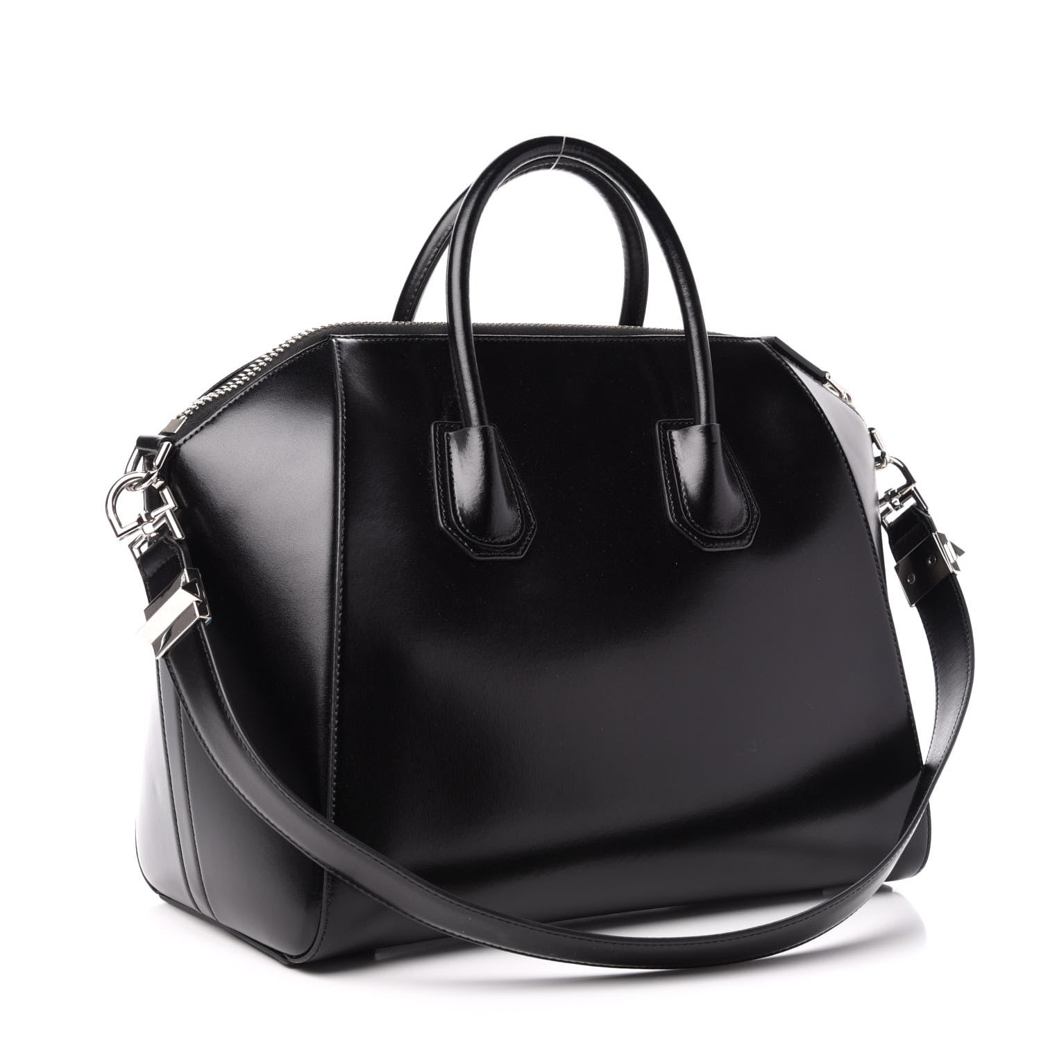 Givenchy Shiny Lord Calfskin Medium Antigona Black 4 of 11