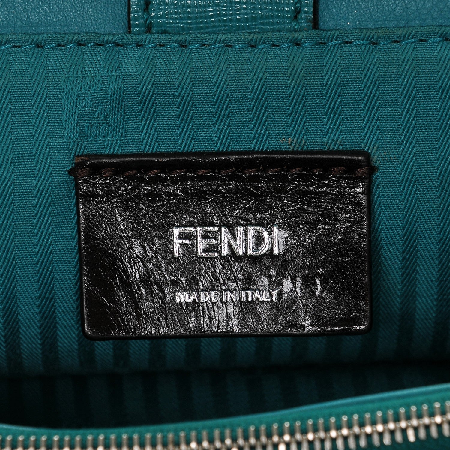 Fendi Vitello Elite Flamingo Petite 2Jours Tote Lago 6 of 7