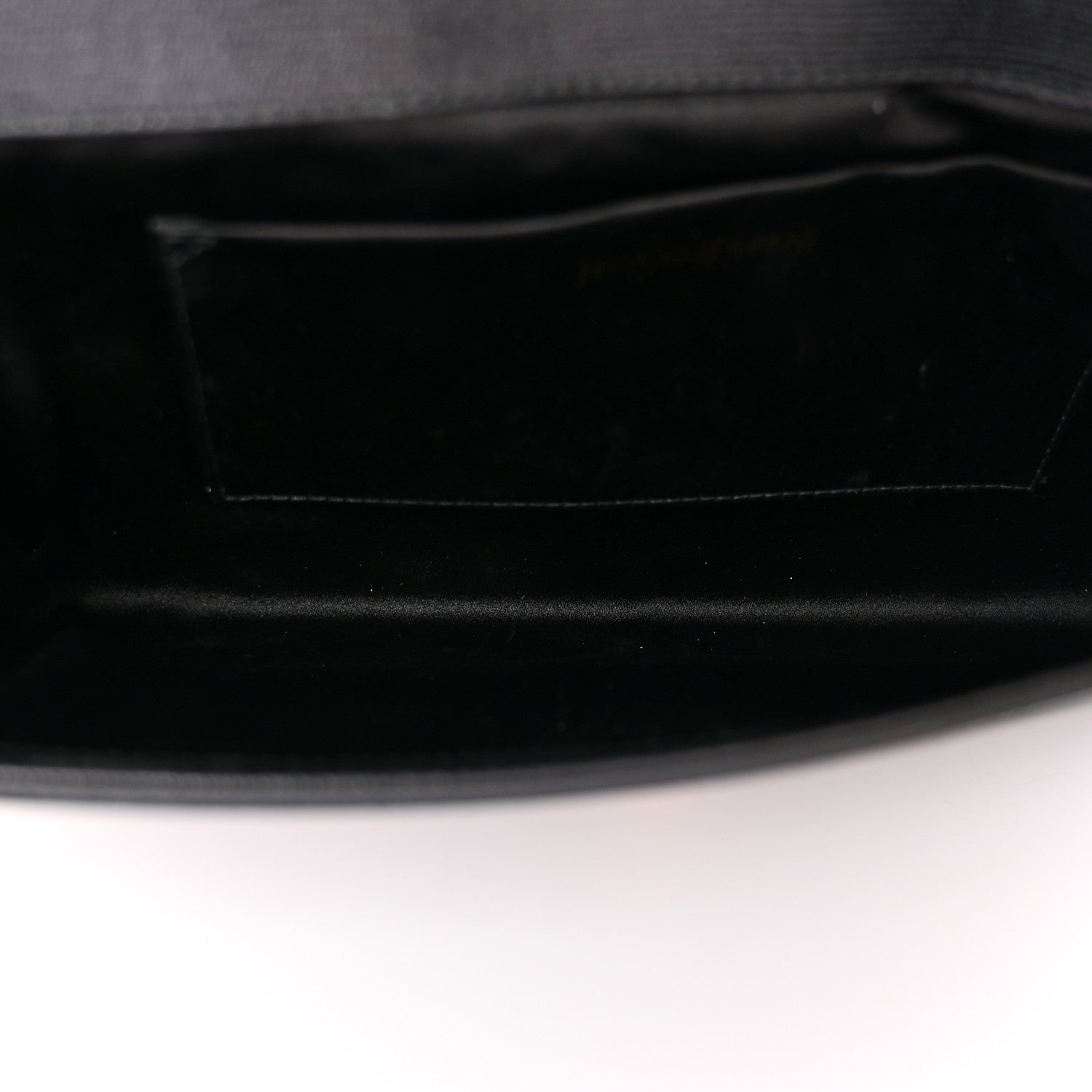 Saint Laurent Textured Calfskin Classic Y Ligne Clutch Black 5 of 13