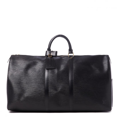 Louis Vuitton Epi Keepall 55 Black 1 of 10