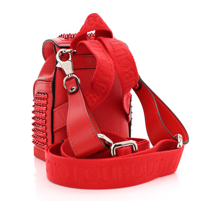 Christian Louboutin Calfskin Spiked Mini Explorafunk Keyring Bag Loubi 3 of 7