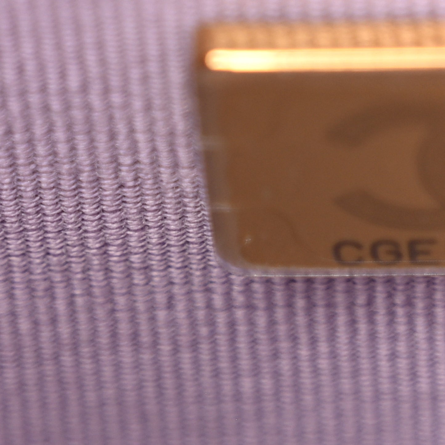 Shiny Aged Calfskin Quilted Nano Kelly Shopper Lilac