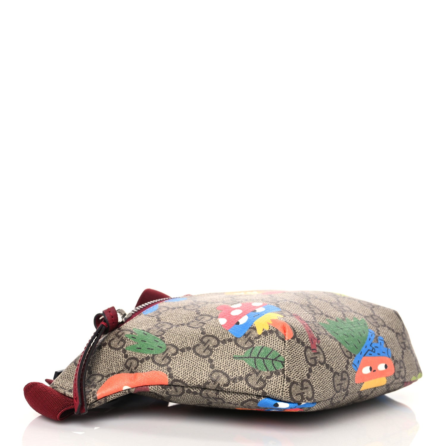 Gucci Soft GG Supreme Monogram Dancing Woodland Childrens Belt Bag Beige Ebony Multicolor 4 of 7