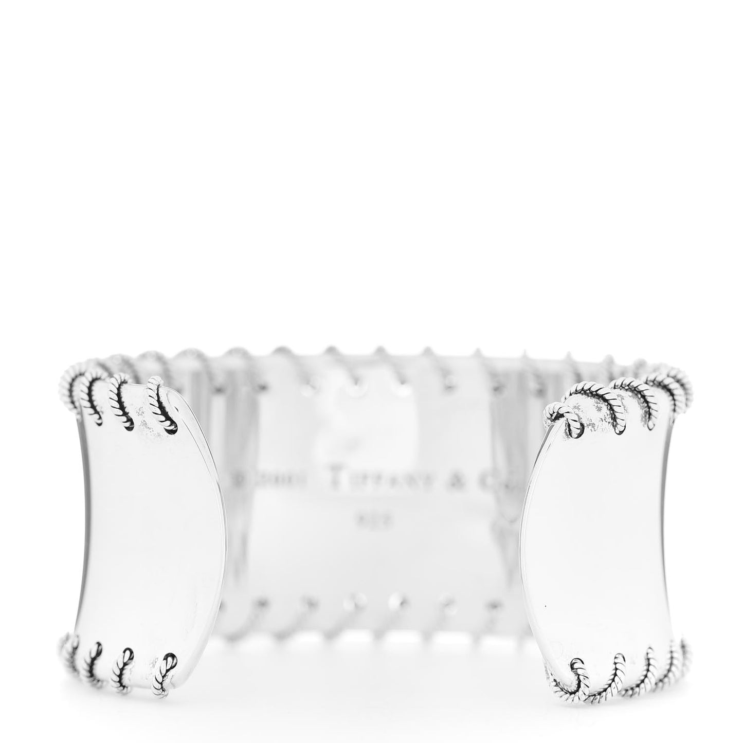 Sterling Silver Whipstitch Cuff Bracelet
