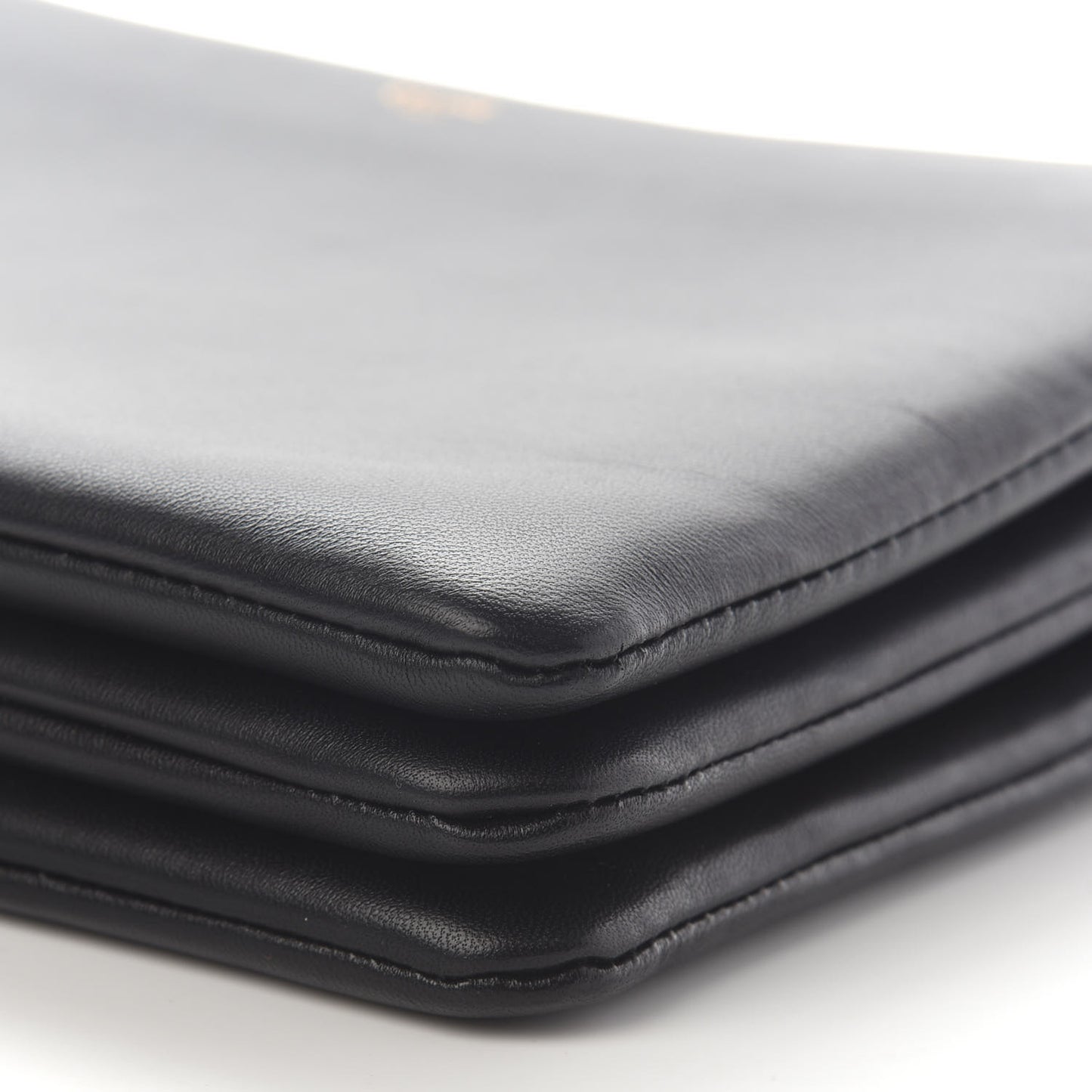 Lambskin Small Trio Crossbody Bag Black
