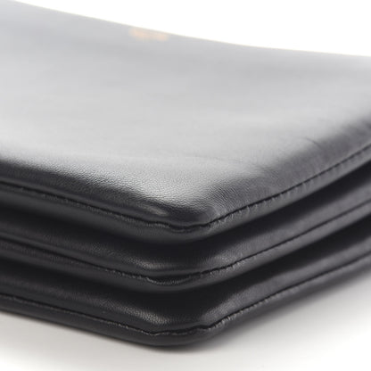 Celine Lambskin Small Trio Crossbody Bag Black 7 of 7