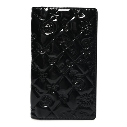 Chanel Patent Calfskin Lucky Symbols Yen Wallet Black 1 of 9