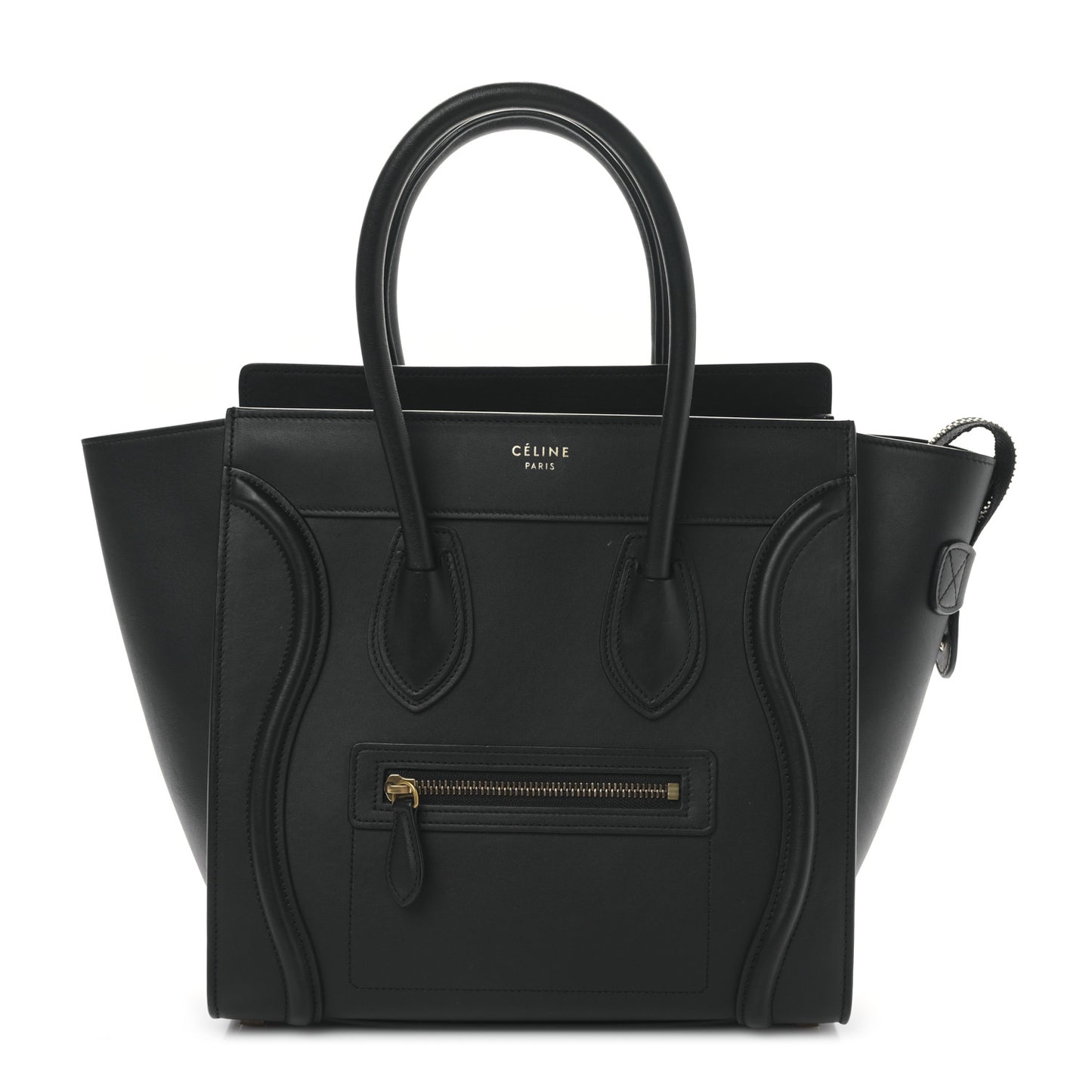Smooth Calfskin Micro Luggage Black