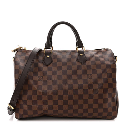 Louis Vuitton Damier Ebene Speedy Bandouliere 35 1 of 9