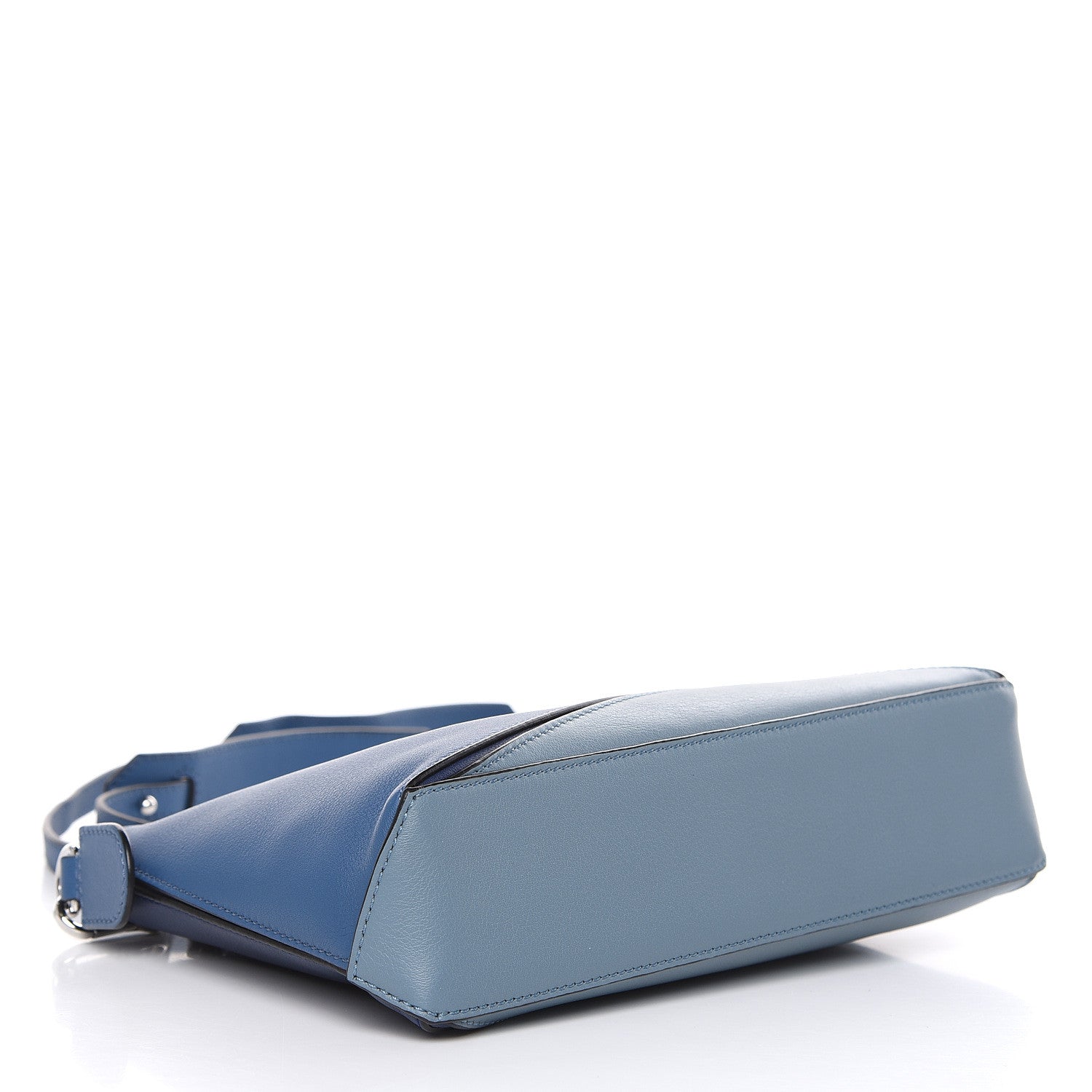 Loewe Calfskin Mini Puzzle Bag Marine Stone Steel Blue 4 of 9