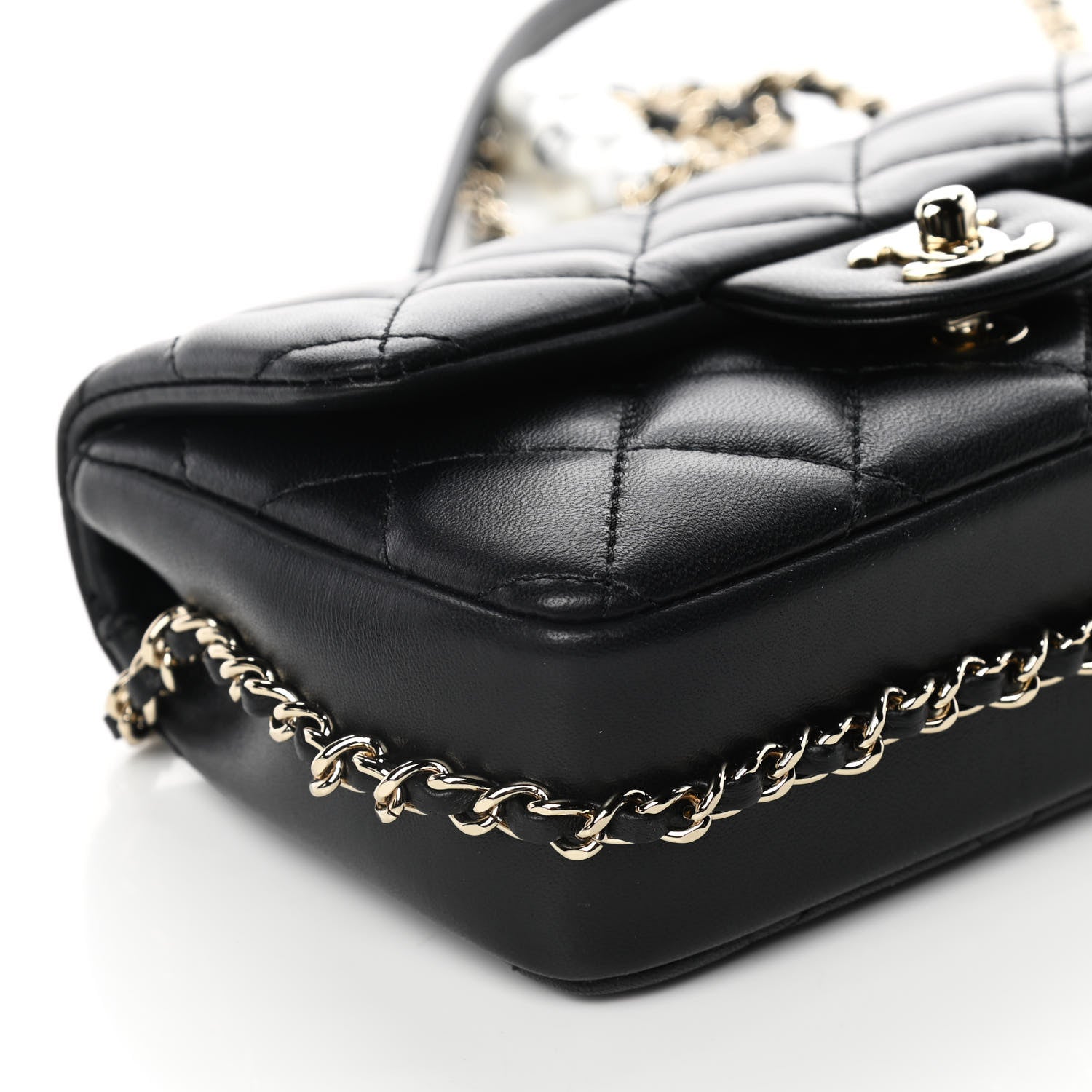 Chanel Lambskin Quilted Mini My Precious Flap Black 9 of 11