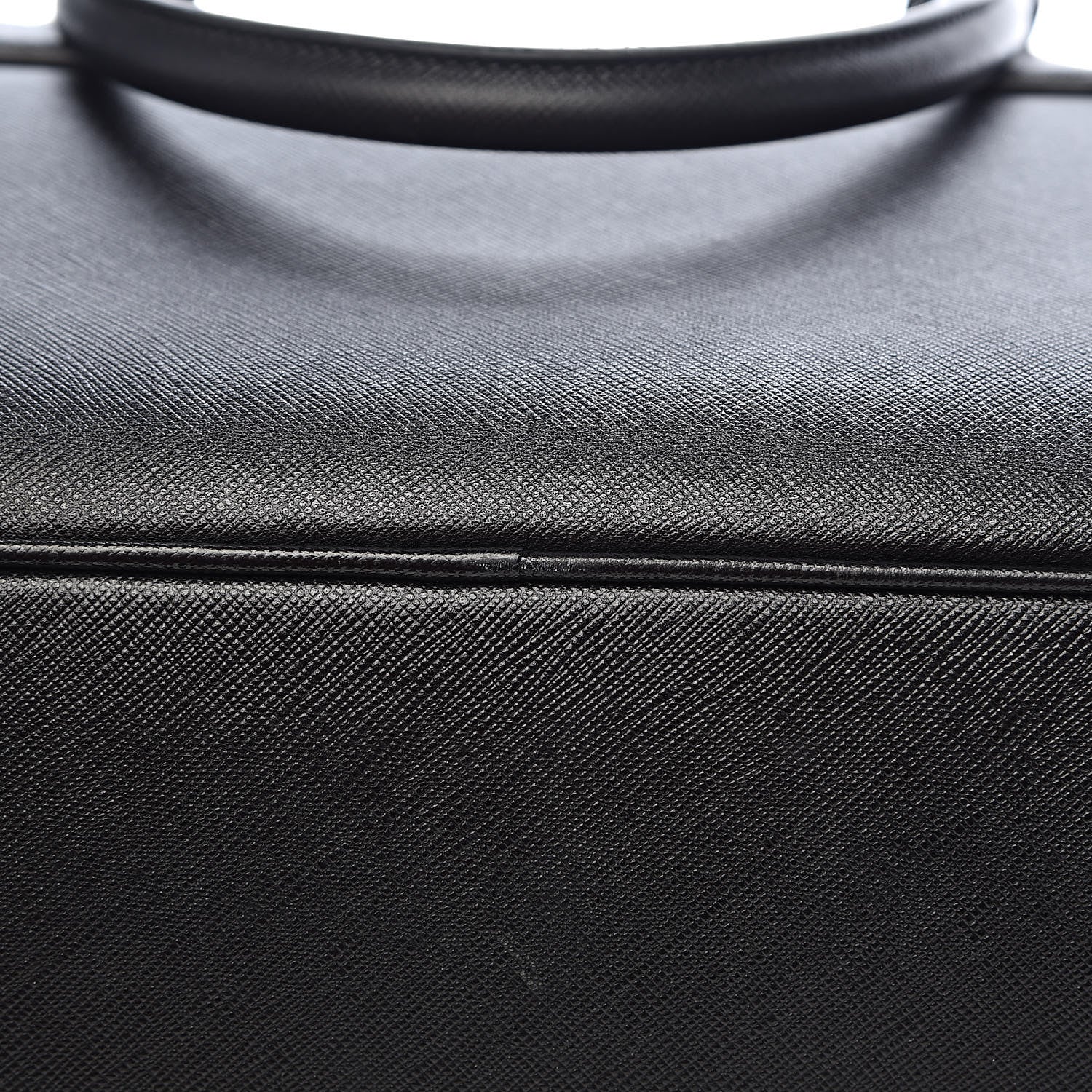 Prada Saffiano Travel Briefcase Black 17 of 19