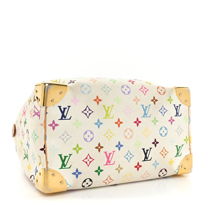 Louis Vuitton Monogram Multicolor Speedy 30 White 3 of 15