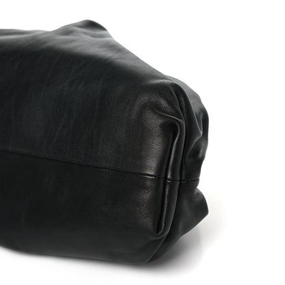 Bottega Veneta Smooth Butter Calf The Pouch Oversized Clutch Black 10 of 10