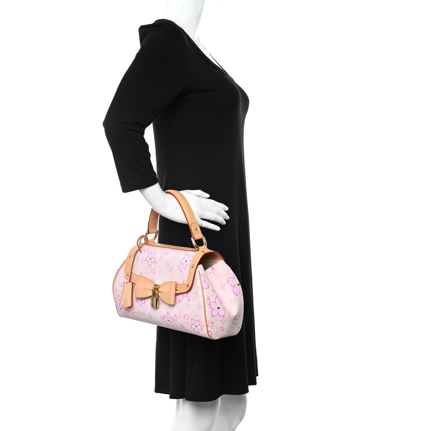 Louis Vuitton Monogram Cherry Blossom Sac Retro Bag Pink 2 of 10