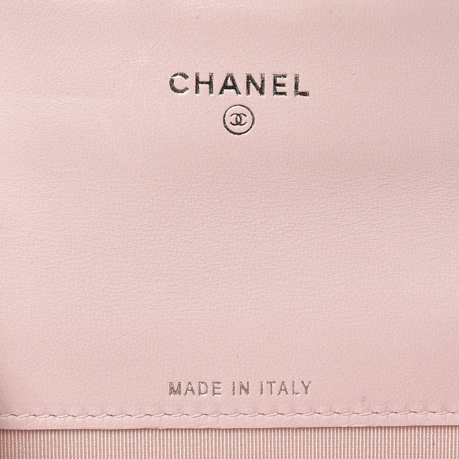 Chanel Lambskin Quilted Card Holder Light Pink 6 of 8