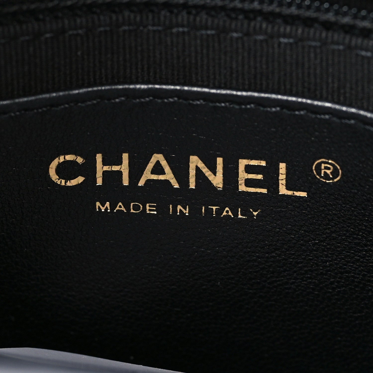 Chanel Lambskin Quilted Enamel CC Chain Frame Flap Black 6 of 10