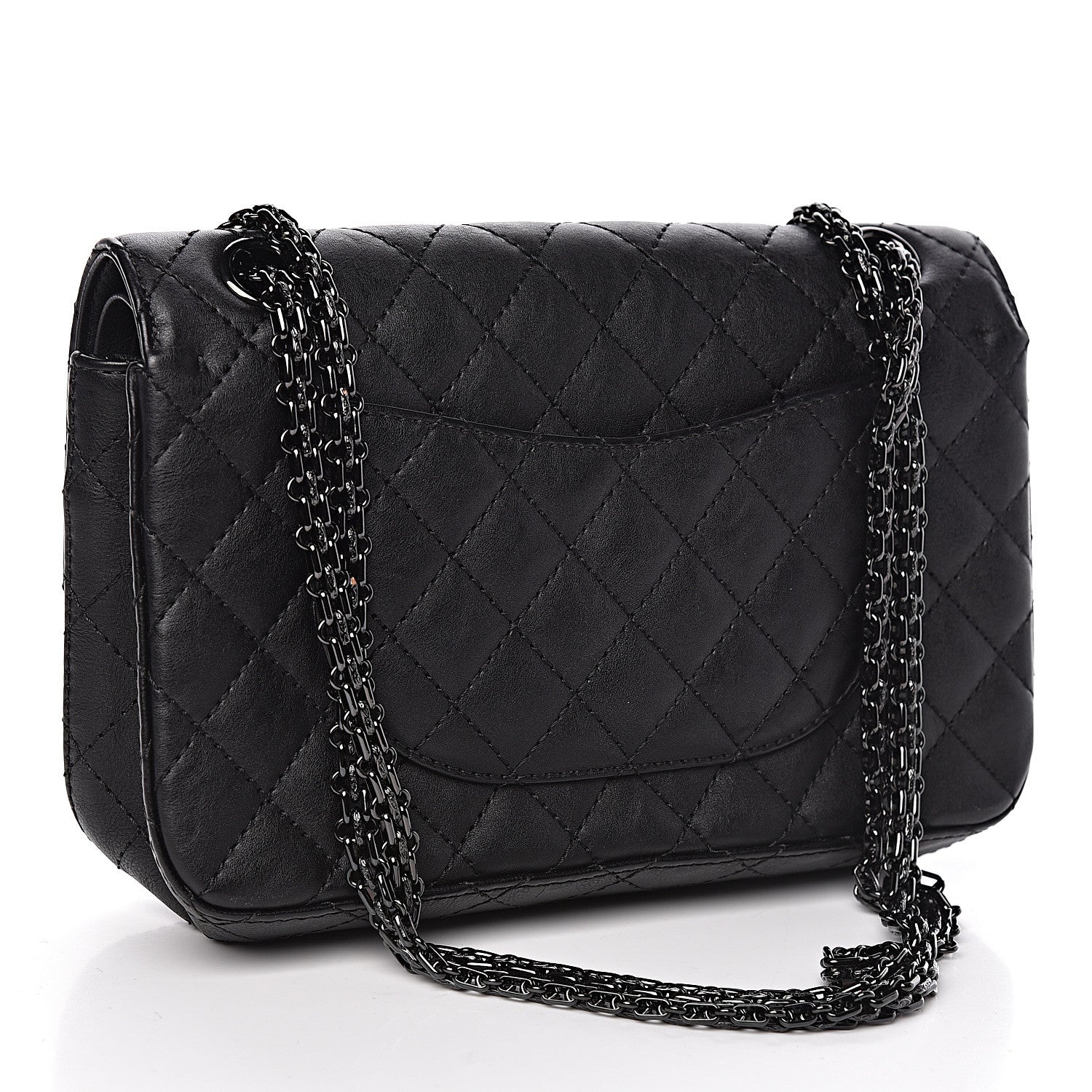 Chanel Calfskin Quilted 2.55 Reissue 225 Flap So Black 3 of 12