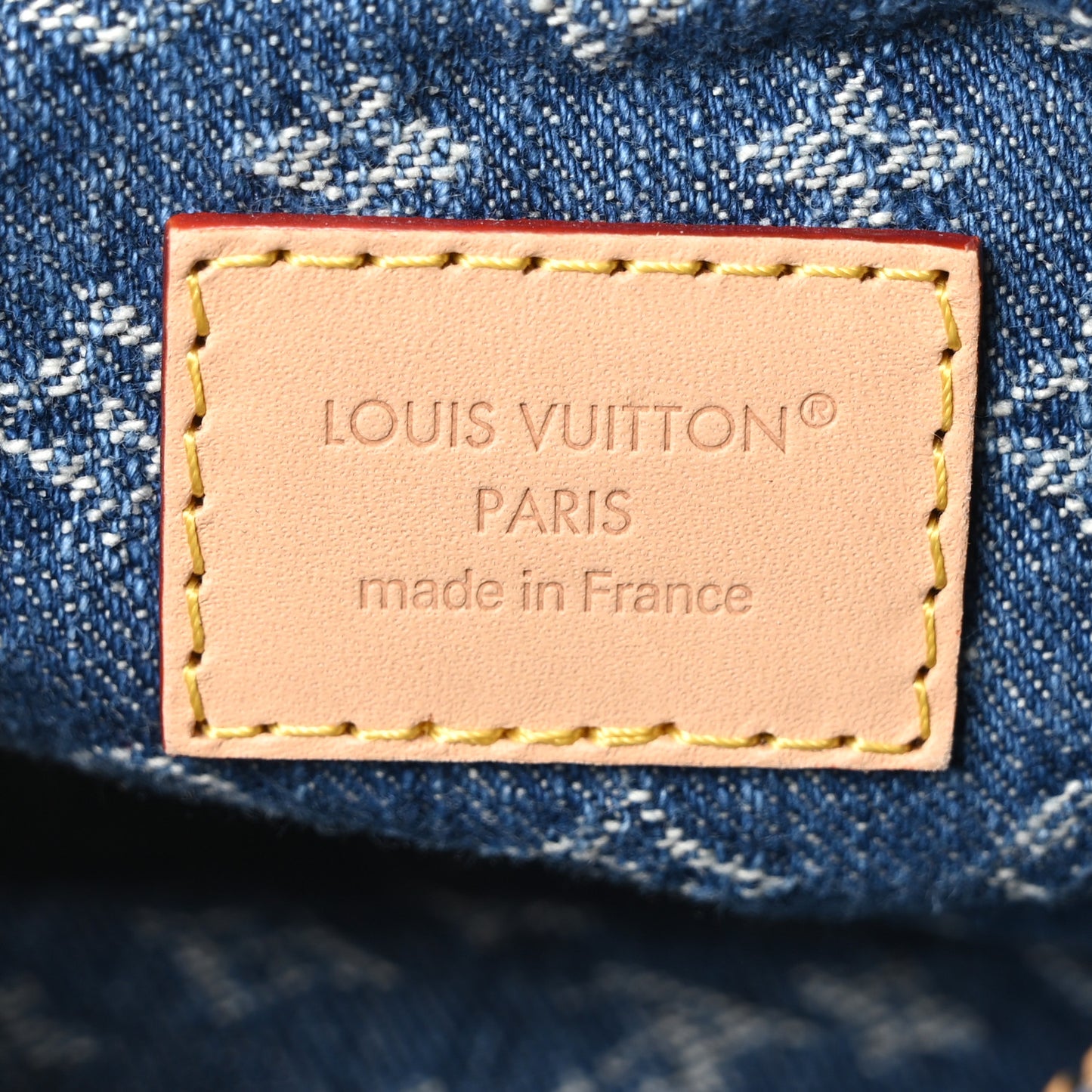Monogram Denim Pochette Valley Blue