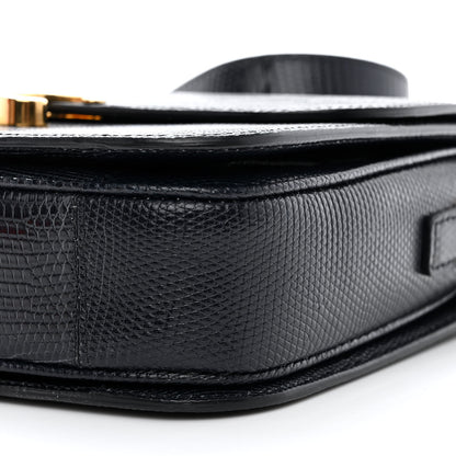 Celine Lizard Medium Triomphe Navy Blue 12 of 15