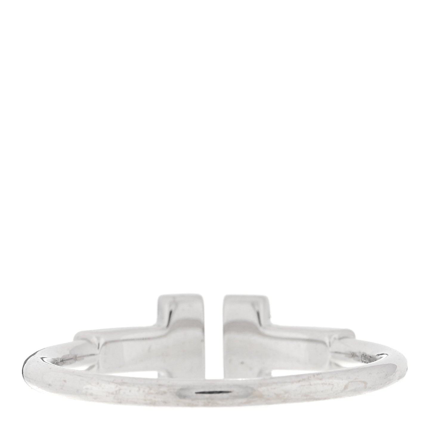 18K White Gold Diamond T Wire Ring 51 5.75