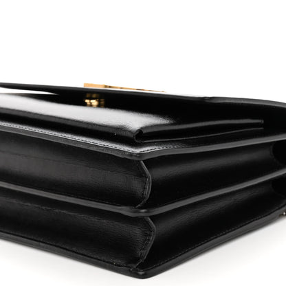 Saint Laurent Calfskin Medium Monogram Sunset Black 9 of 9