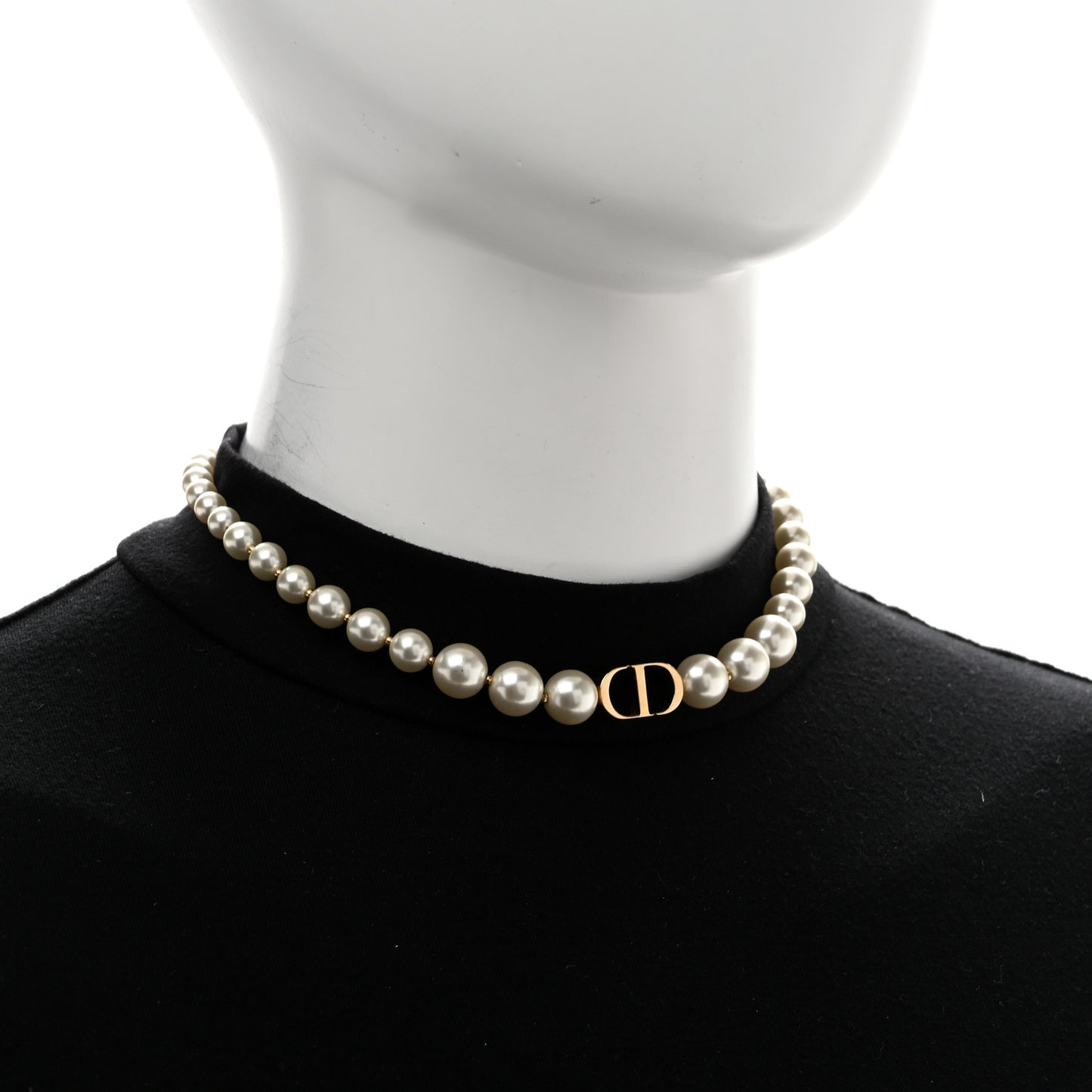 Pearl 30 Montaigne Choker Necklace Gold