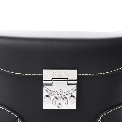 MCM Calfskin Ottomar Monogram Soft Berlin Belt Bag Black 10 of 10