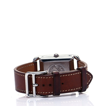 Hermes Stainless Steel Barenia 29mm Cape Cod Automatic Watch Fauve 3 of 6
