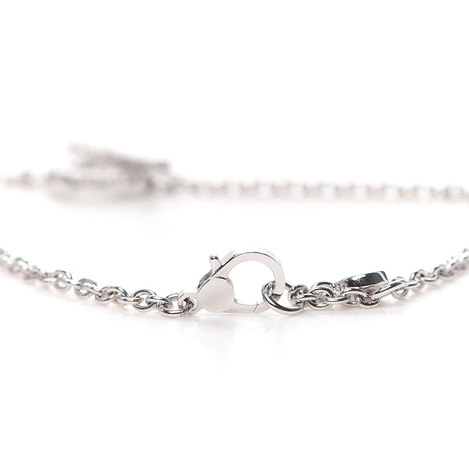 Hermes 18K White Gold Diamond Finesse Bracelet ST 4 of 6