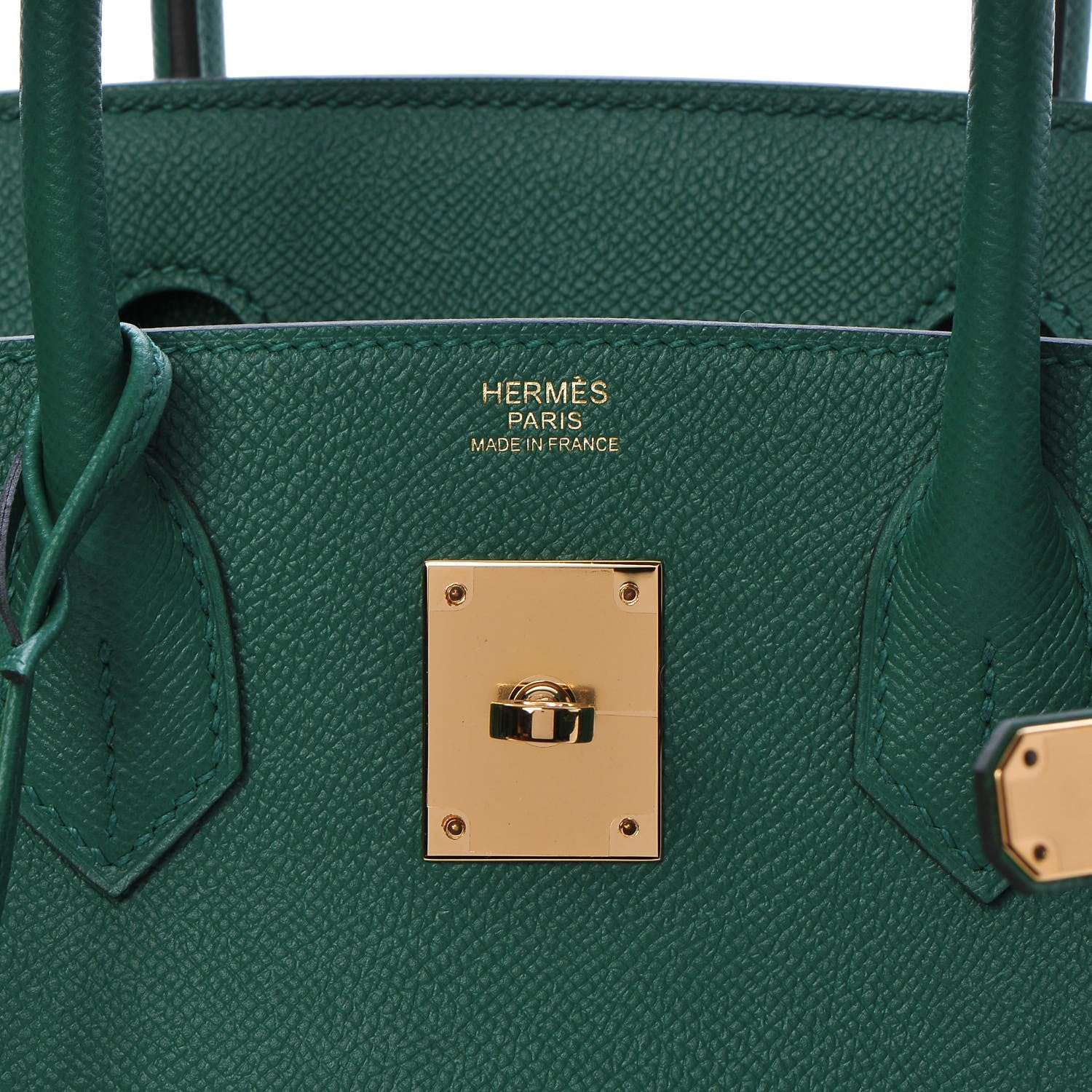 Hermes Epsom Birkin 30 Vert Vertigo 8 of 35