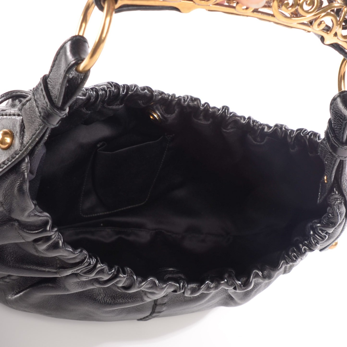 Calfskin Vincennes Mombasa Hobo Black