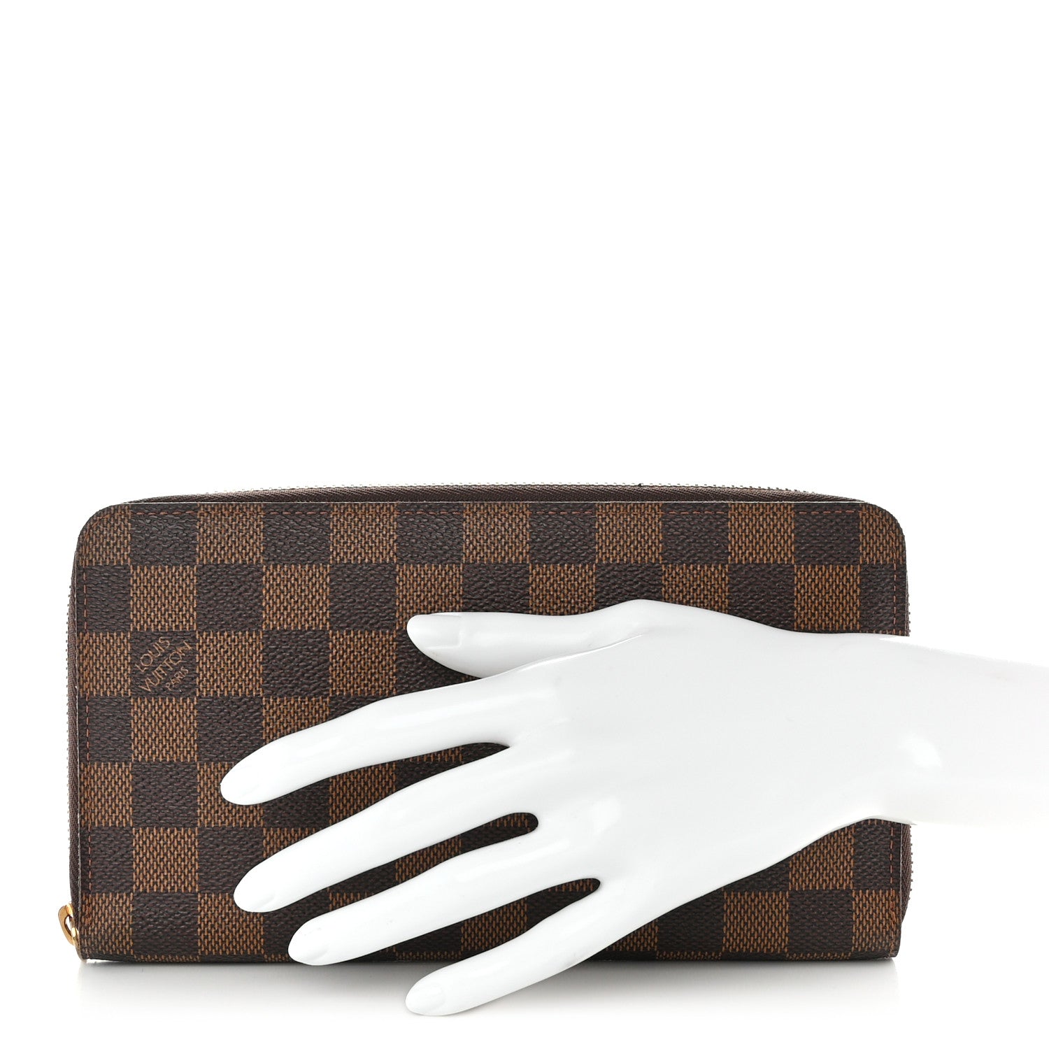 Louis Vuitton Damier Ebene Zippy Organizer Wallet 2 of 12