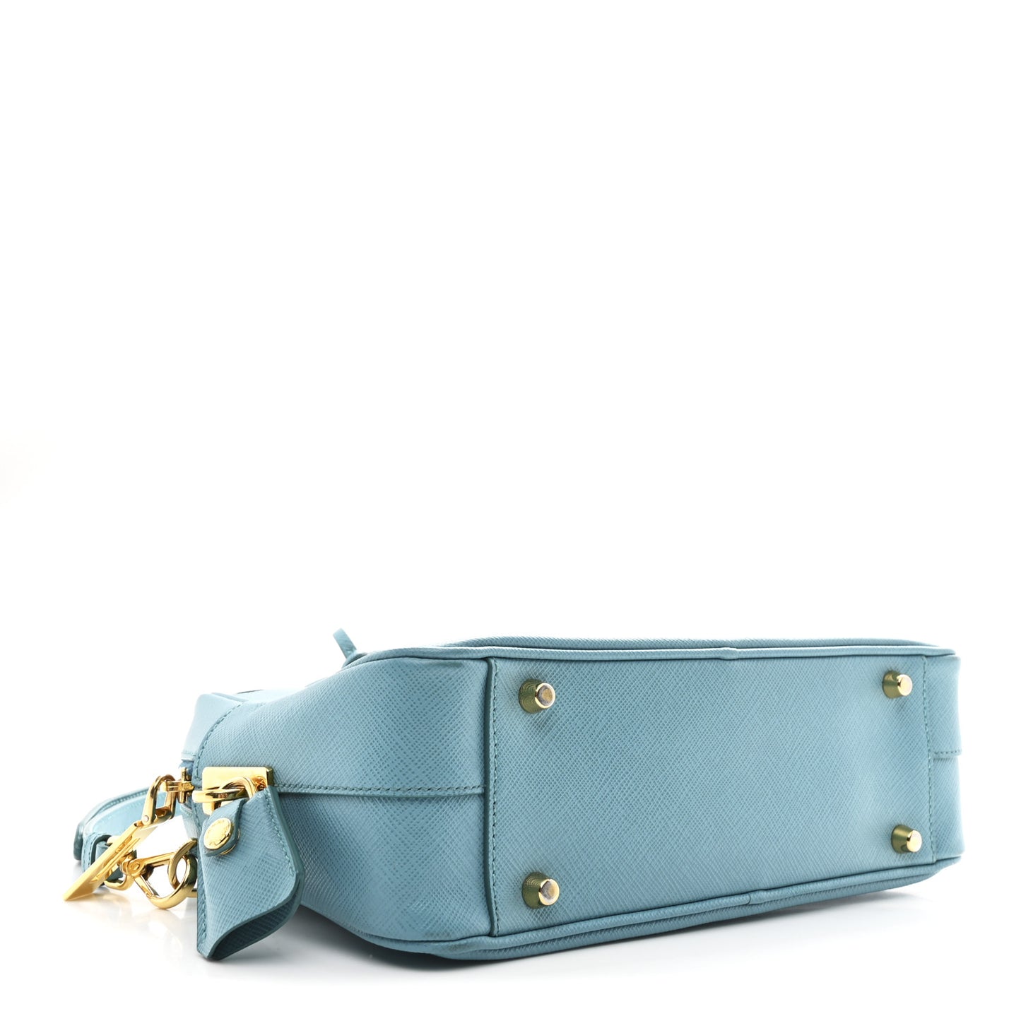 Saffiano Lux Bauletto Turchese