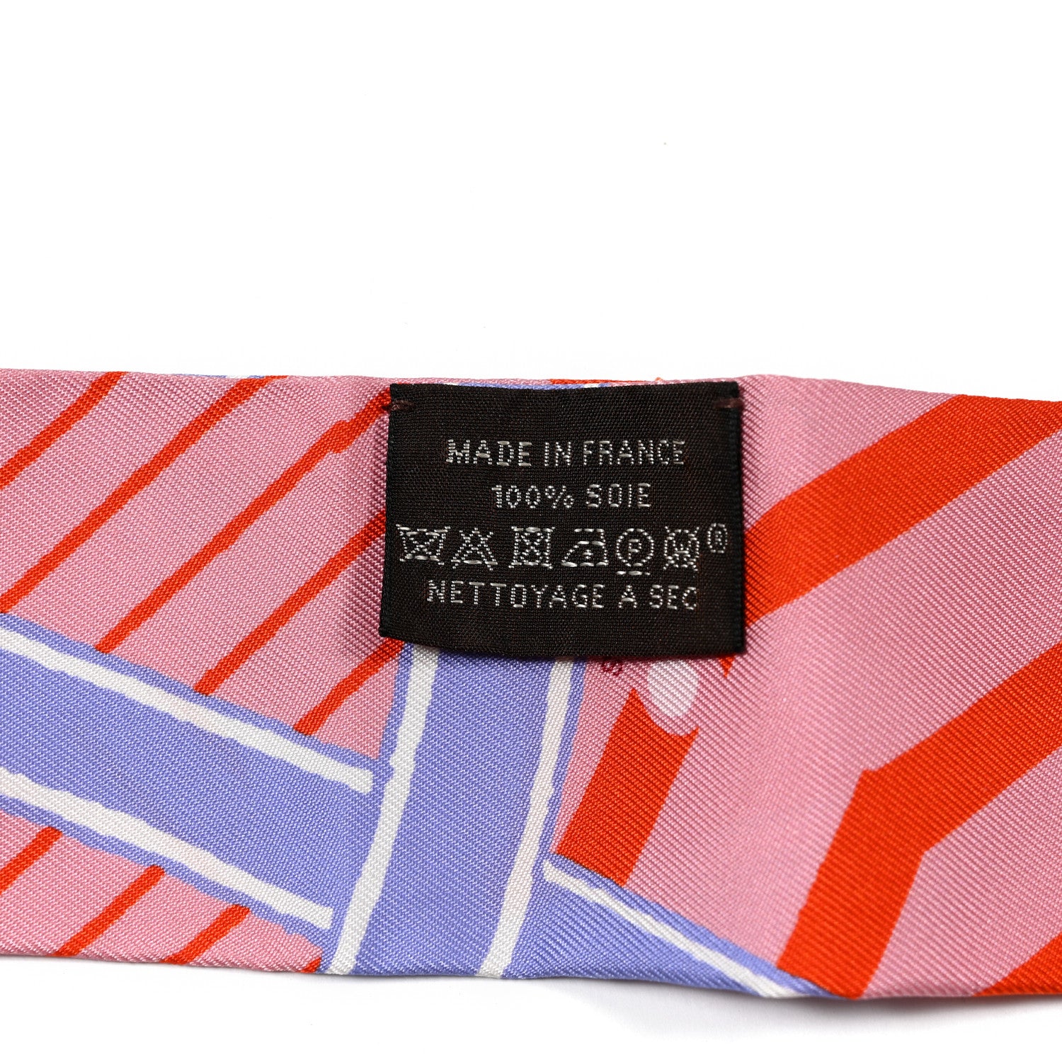 Hermes Silk Jeu de Soie Uniforme Twilly Vieux Rose Orange 3 of 5