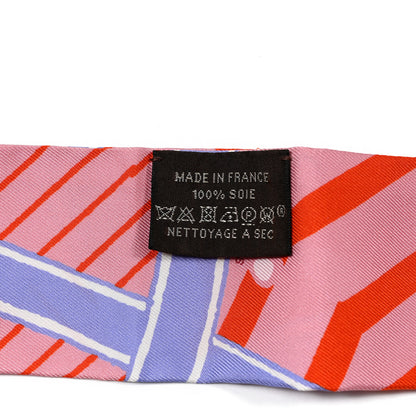 Hermes Silk Jeu de Soie Uniforme Twilly Vieux Rose Orange 3 of 5