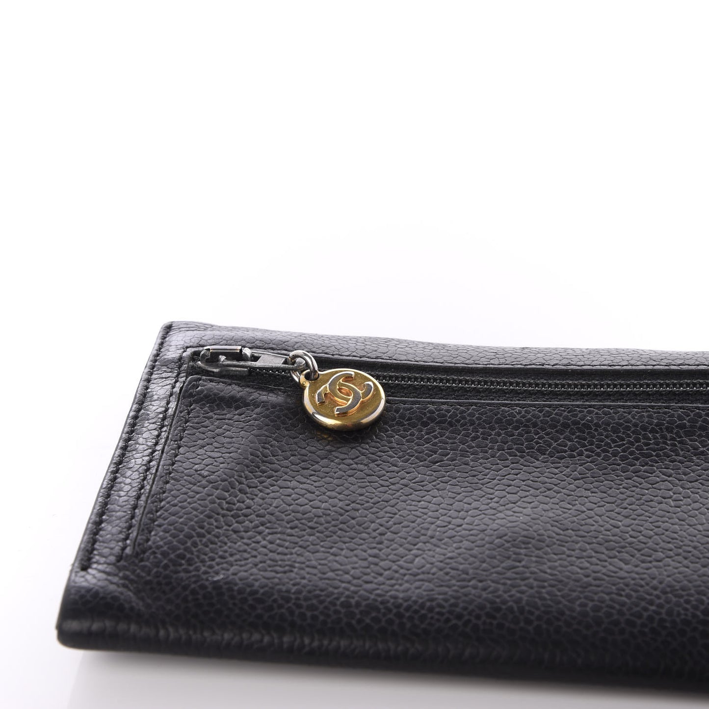 Caviar Timeless CC Flap Wallet Black