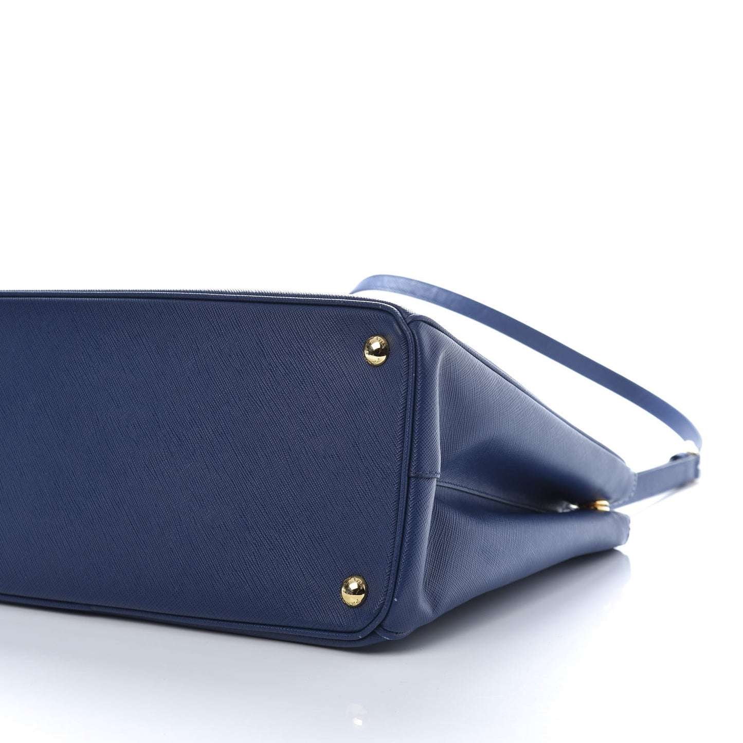 Saffiano Medium Galleria Double Zip Tote Bluette