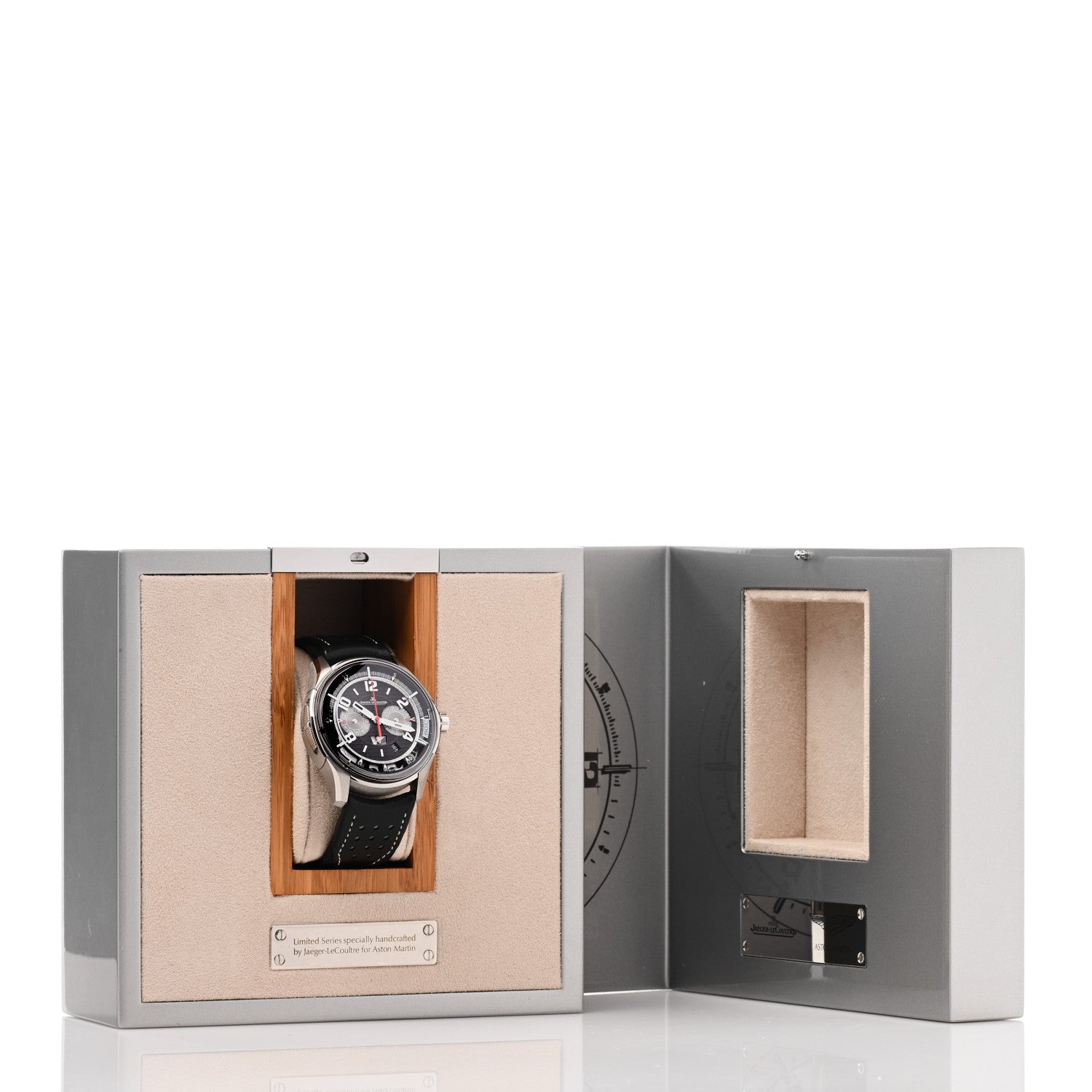 Jaeger-LeCoultre Titanium Calfskin 44mm Amvox II Chronograph Limited Edition Automatic Watch Black 192.T.25 6 of 6