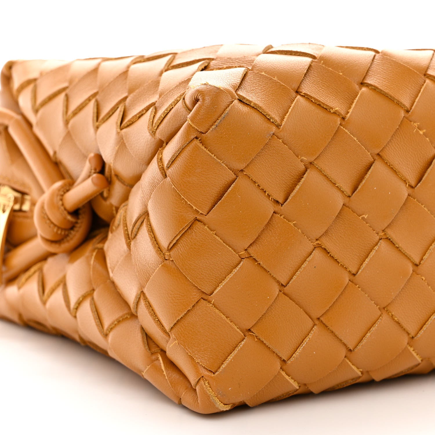 Bottega Veneta Nappa Intrecciato Small Loop Camera Bag Camel 8 of 9