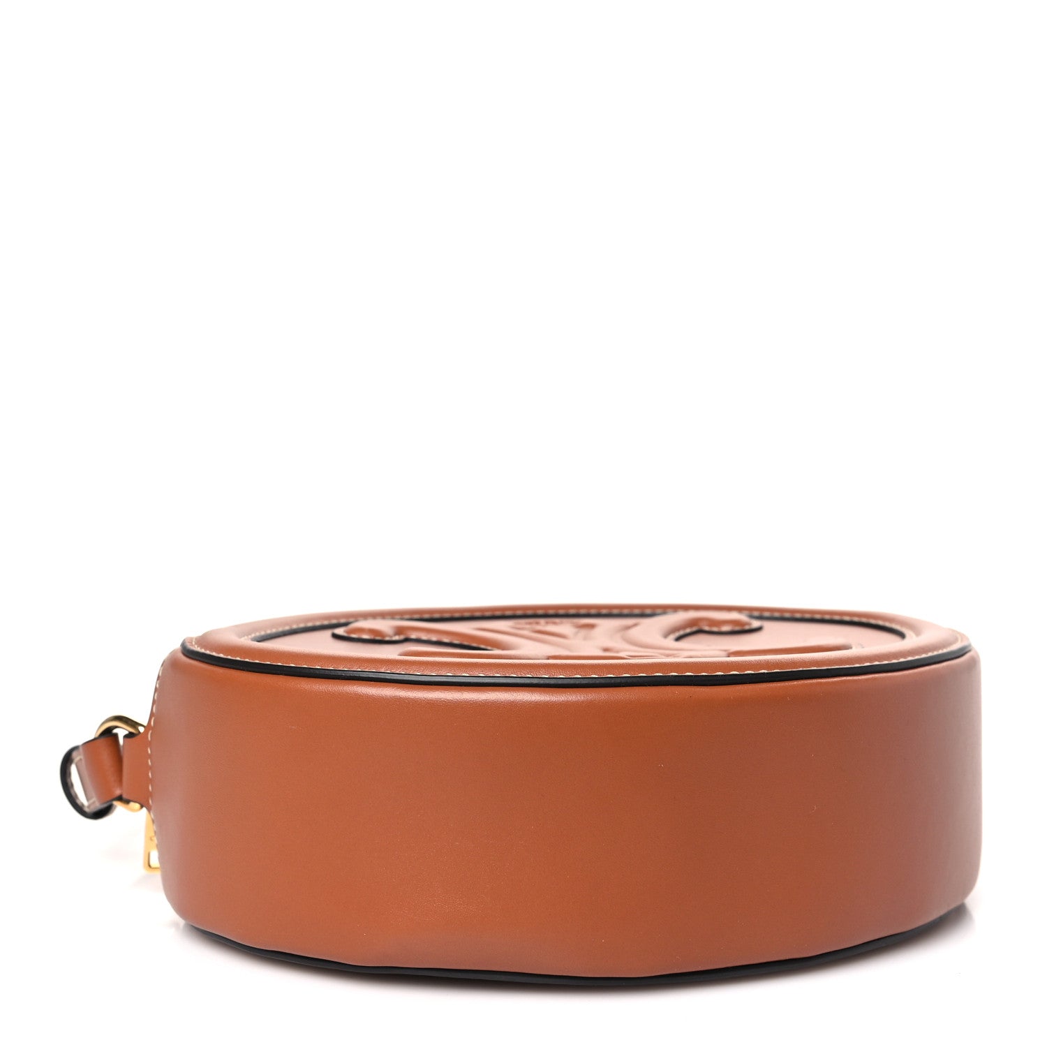 Celine Smooth Calfskin Cuir Triomphe Oval Bag Tan 4 of 9